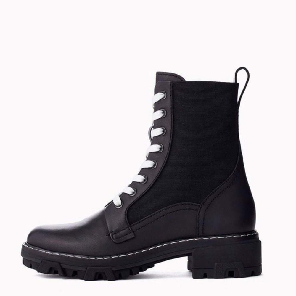 BRAND NEW IN BOX Rag & Bone Black and White Combat Boots | Size 9.5 - Picture 4 of 12